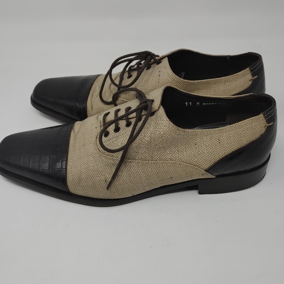 Mens 2 Toned Oxfords - Picture 3 of 4